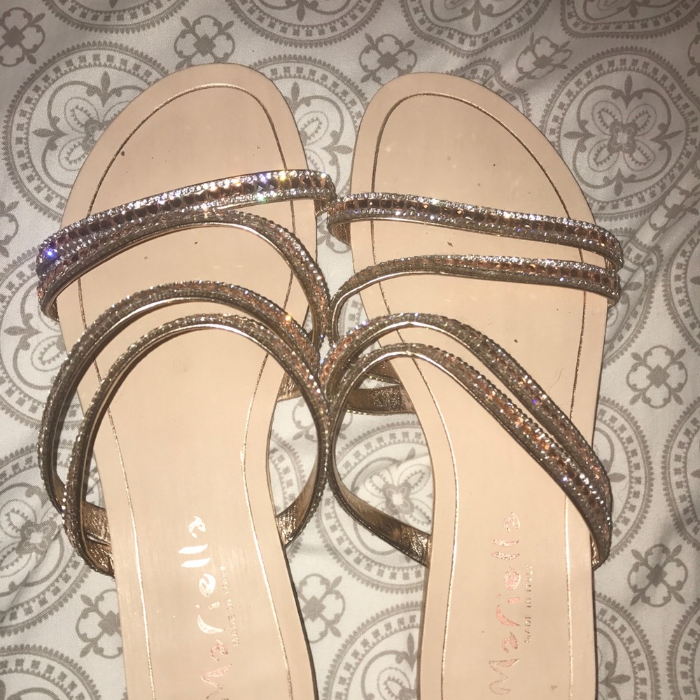 Sparkle strapped sandals